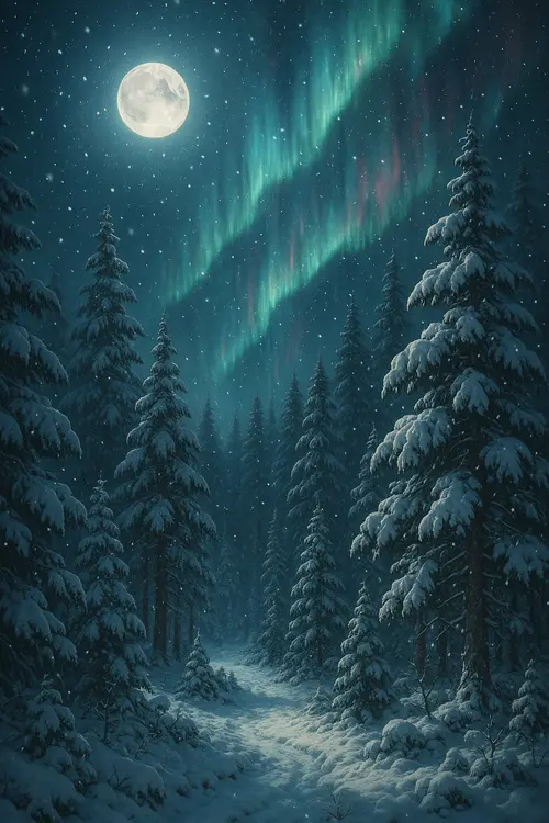 Snow Aesthetic Christmas wallpaper